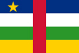 Centralafrikanska Republiken Nationsflagga