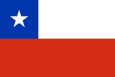 Chile Nationsflagga